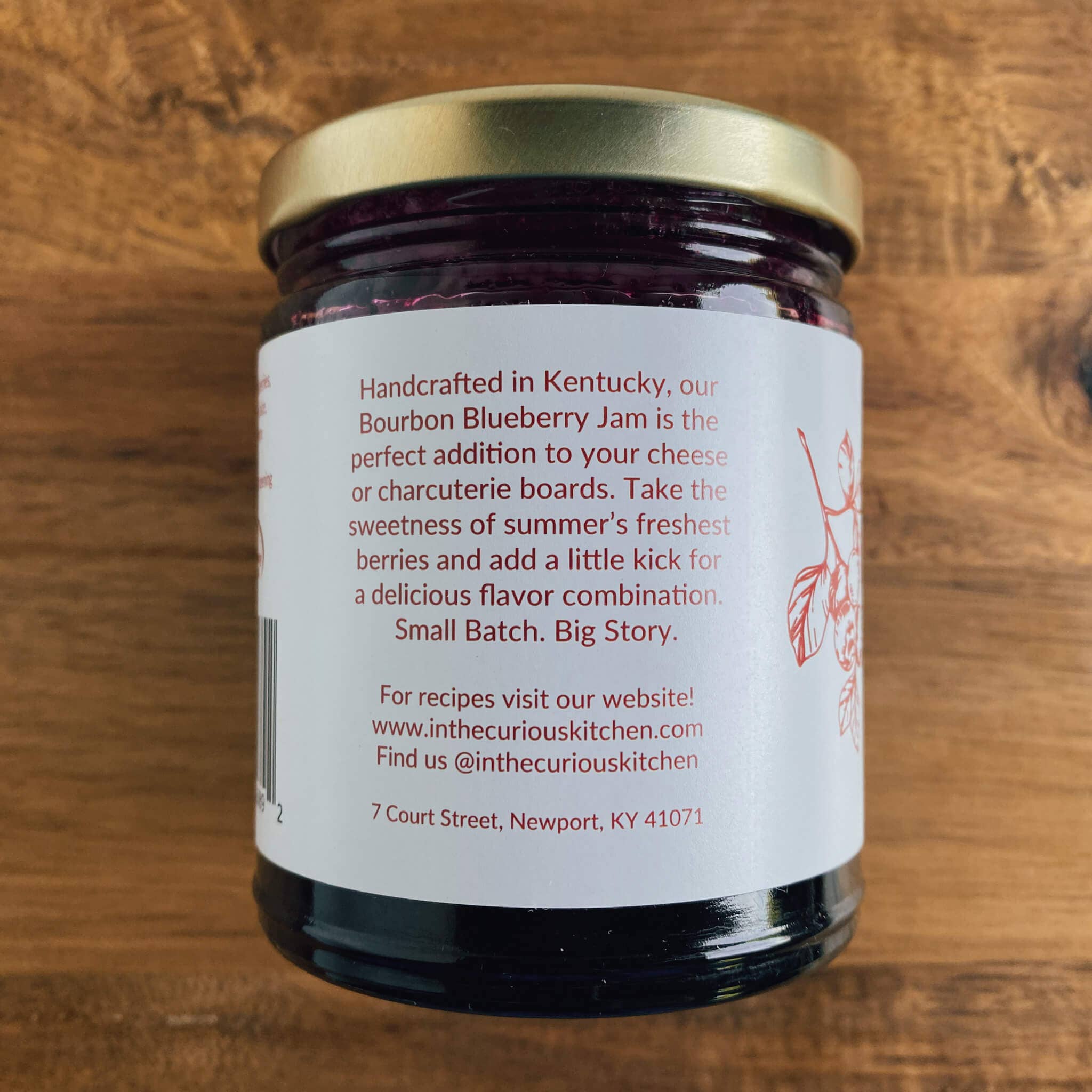 Bourbon Blueberry Jam - Gaines Jewelers