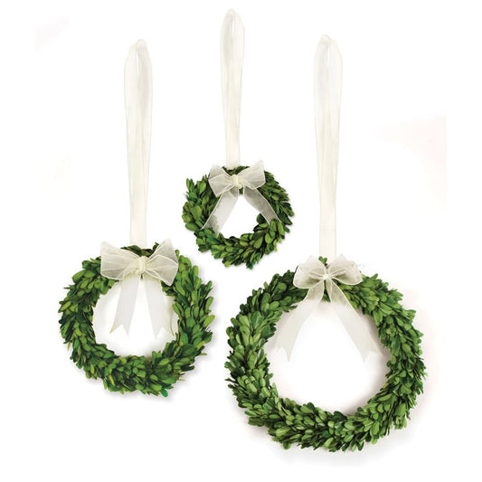 Boxwood Wreaths, Set Of 3 - Gaines Jewelers