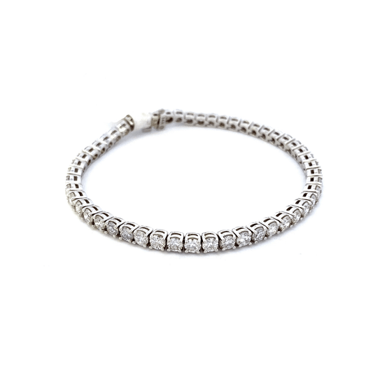 Bracelet diamond .60ct white gold - Gaines Jewelers