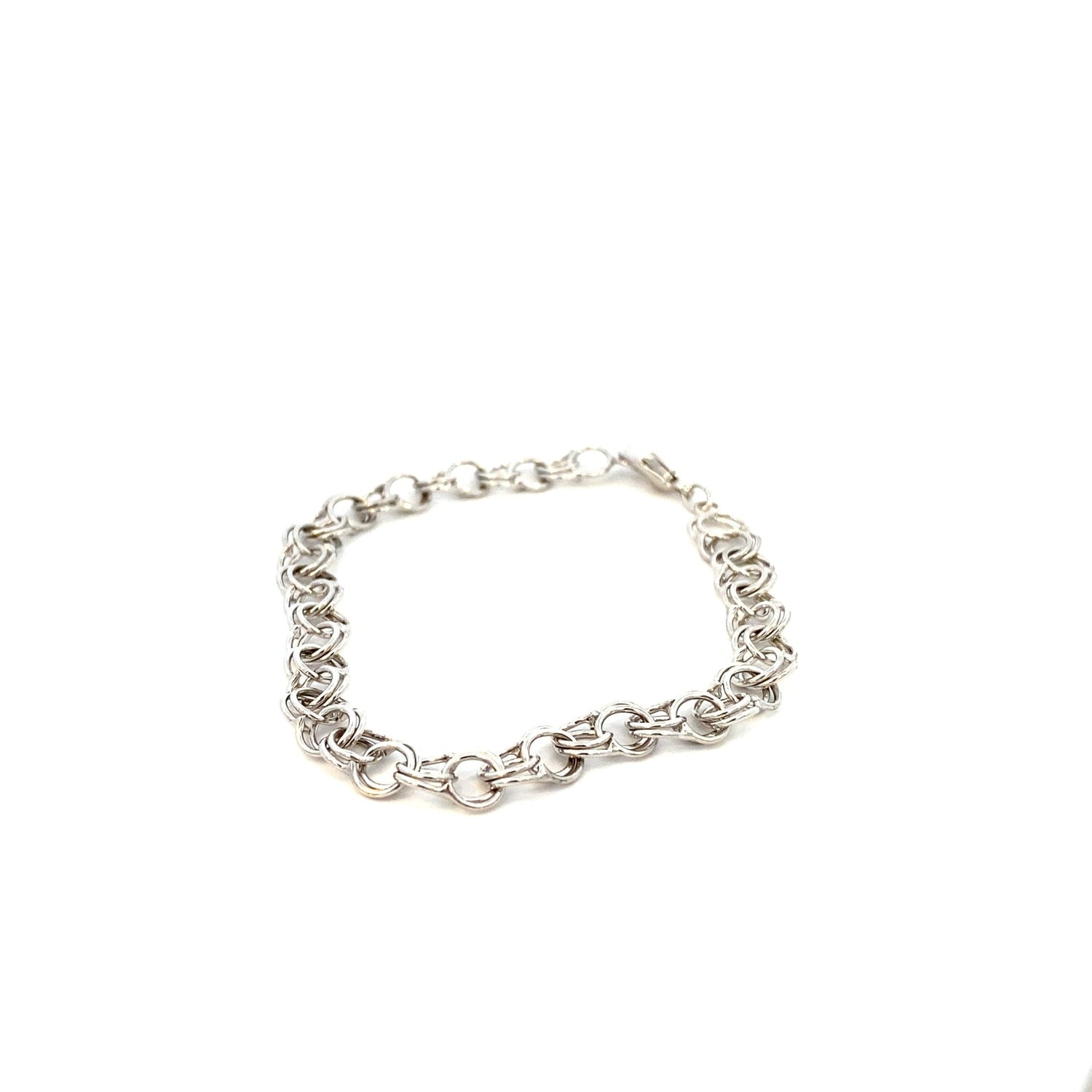 Bracelet double link charm - Gaines Jewelers