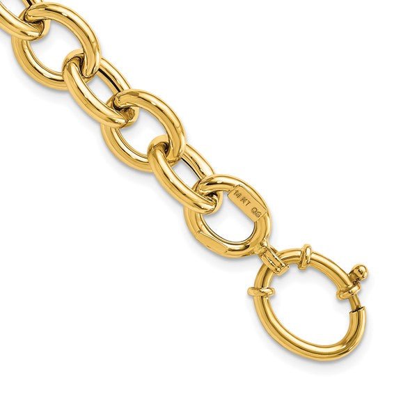 Bracelet fancy oval link - Gaines Jewelers