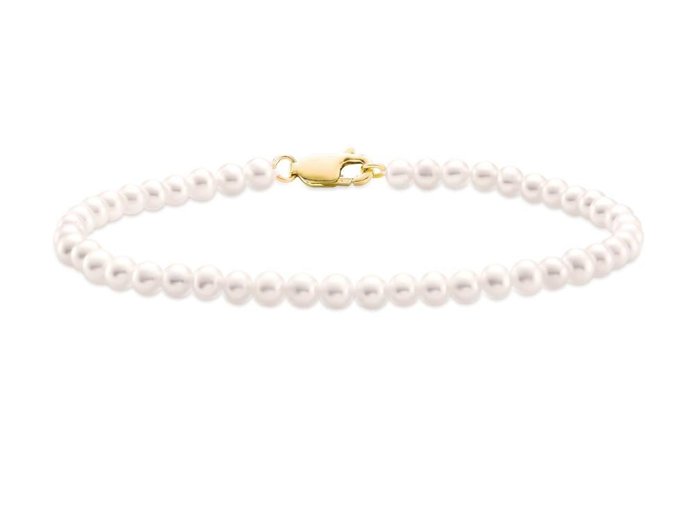 Bracelet fr wtr pearl 3.5mm uniform - Gaines Jewelers