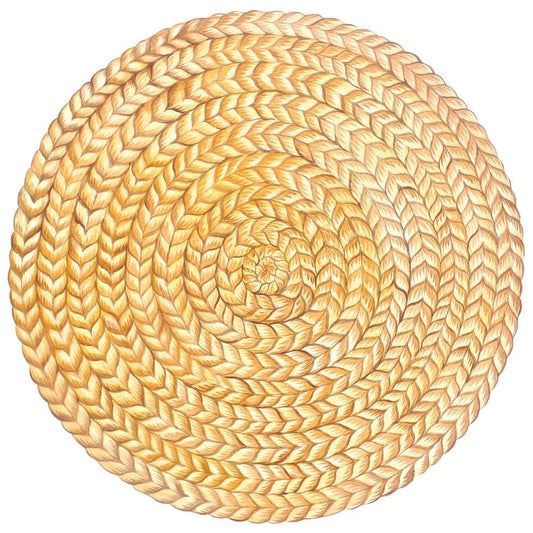 Braided Jute Die-Cut Placemat - Gaines Jewelers