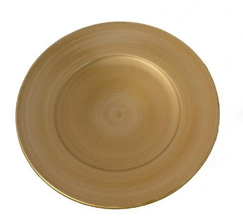 Brushed Gold Charger Anna Weatherly - Gaines Jewelers
