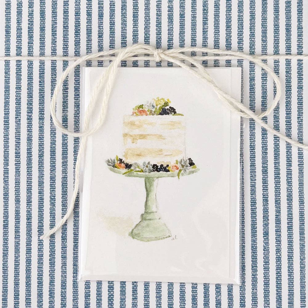 cake mini notecard - Gaines Jewelers