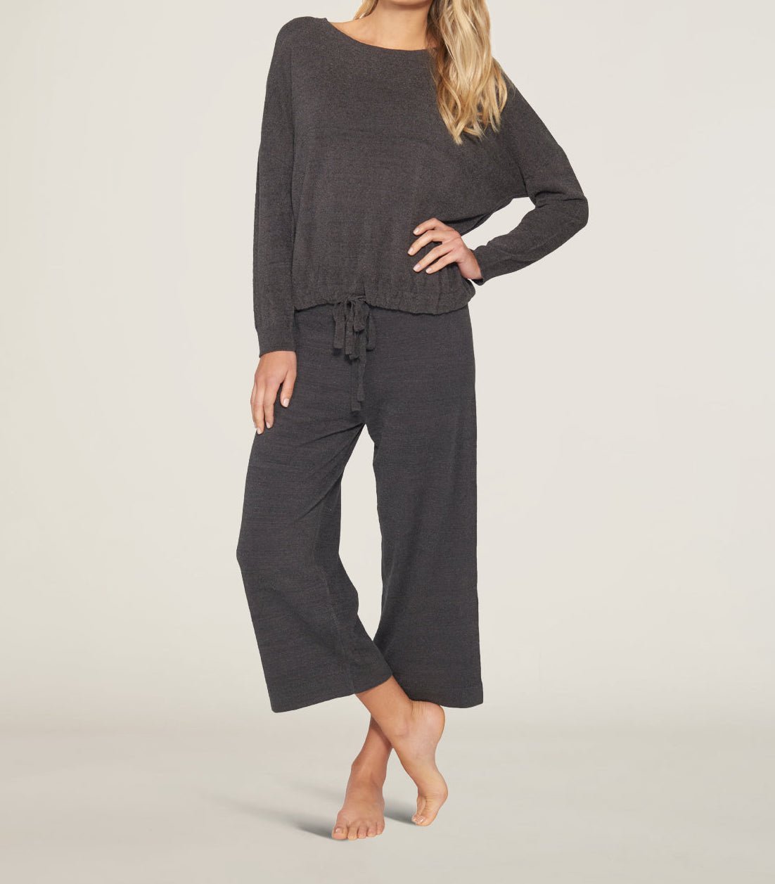 Carbon CozyChic Ultra Lite® Slouchy Pullover - Gaines Jewelers