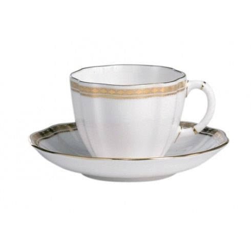 Carlton Gold Tea Saucer Royal Crown Derby - Gaines Jewelers