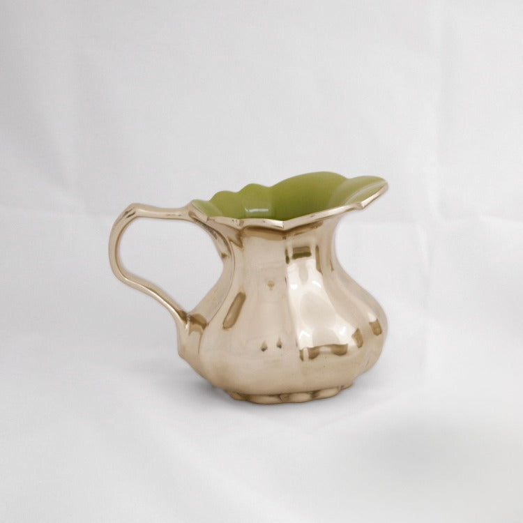 CARNAVAL Latur Small Pitcher - Gold and Green - Gaines Jewelers
