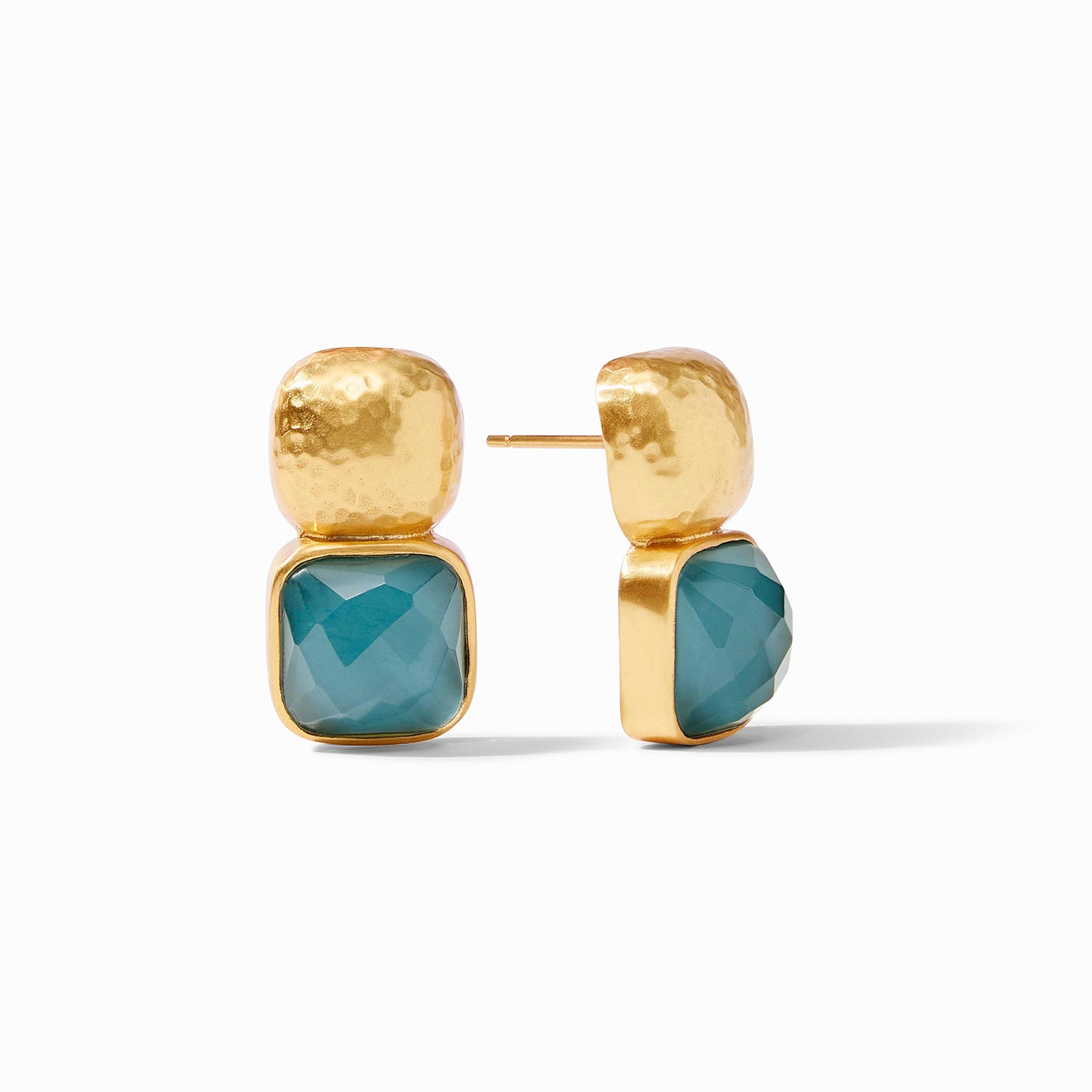 Catalina Gold Gemstone Earring - Gaines Jewelers