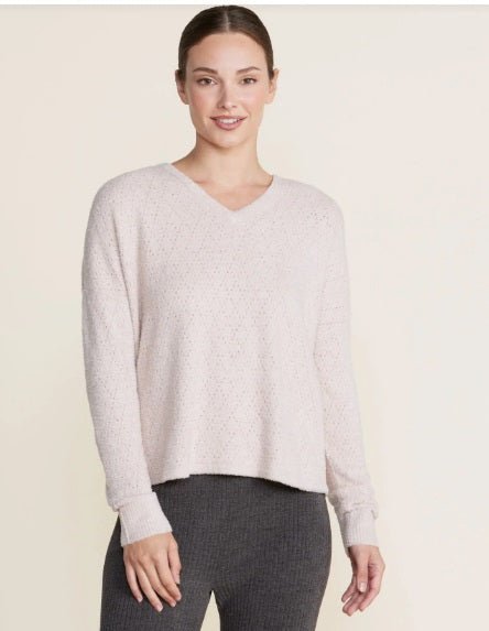 CCL Diamond Pointelle Pullover Chai - Gaines Jewelers