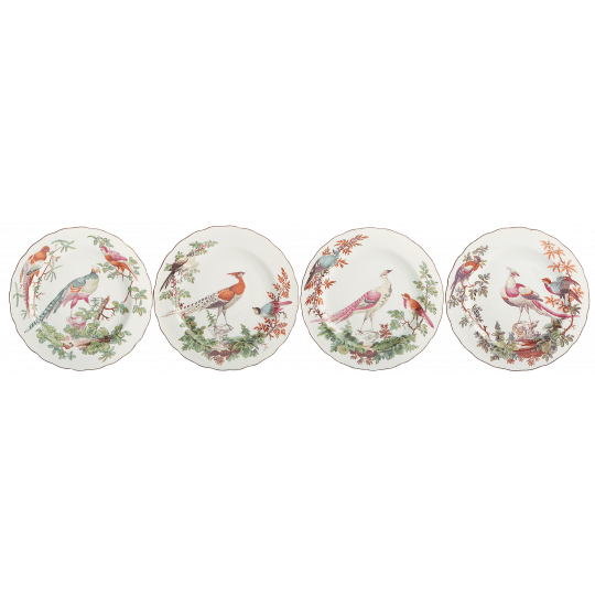Chelsea Bird Dessert Plate Set/4 - Gaines Jewelers