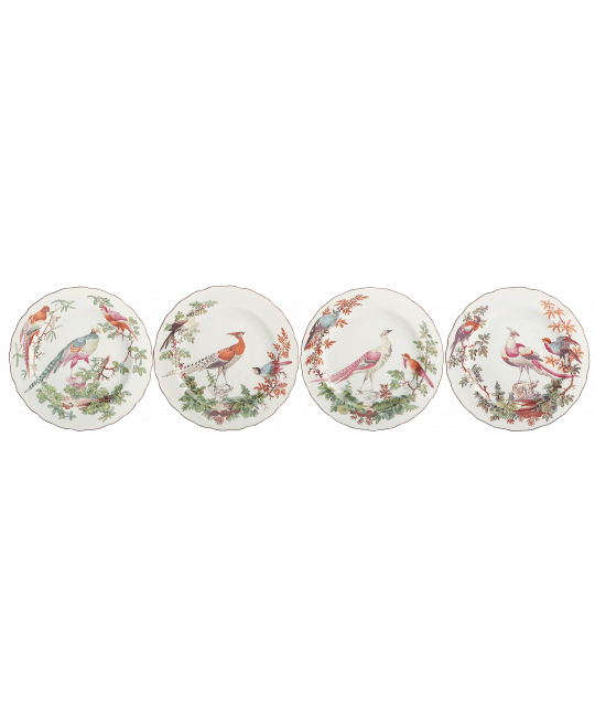 Chelsea Bird Dessert Plate Set/4 - Gaines Jewelers
