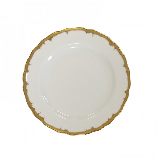 Chelsea Feather Gold Bread & Butter Plate - Gaines Jewelers