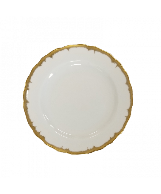 Chelsea Feather Gold Bread & Butter Plate - Gaines Jewelers