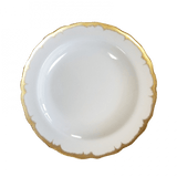 CHELSEA FEATHER GOLD DESSERT PLATE - Gaines Jewelers
