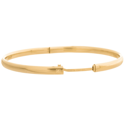 Cherish Gold Bangle Bracelet - Gaines Jewelers
