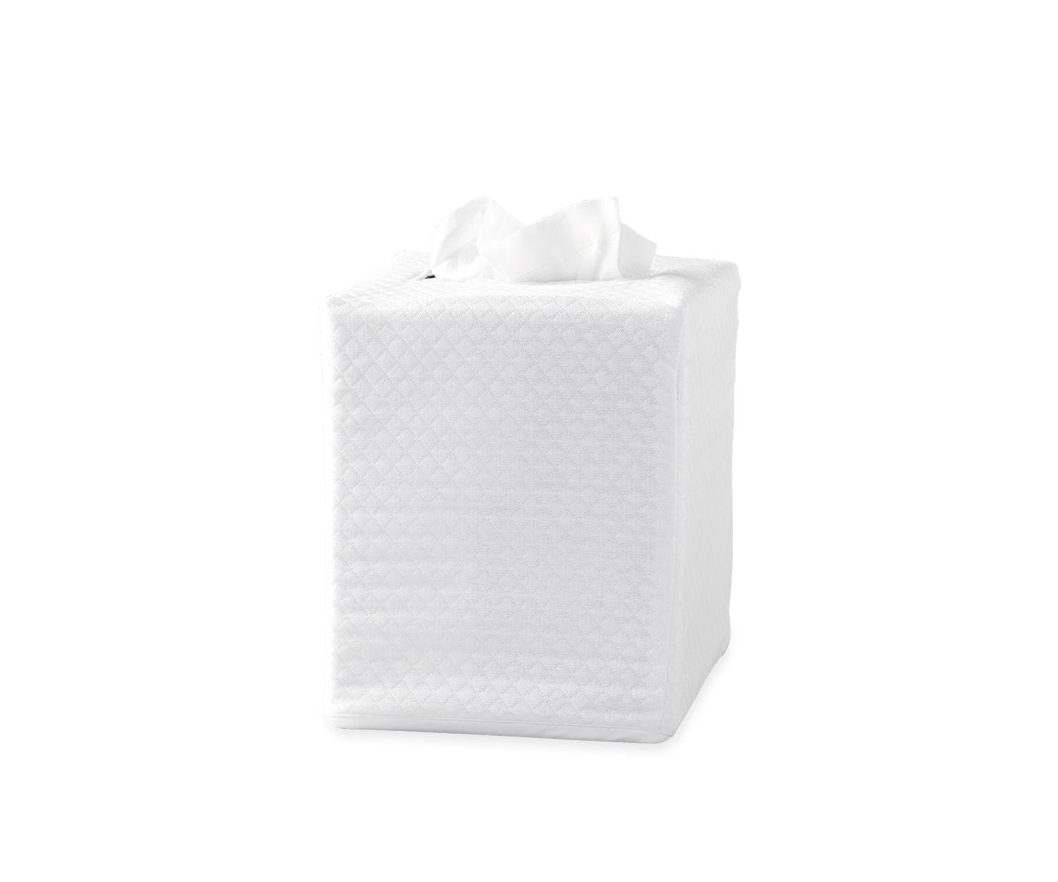 Chiaro Tissue Box Cover - White - Gaines Jewelers
