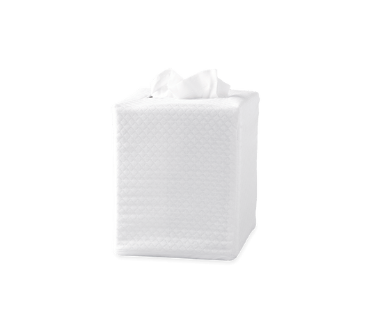 Chiaro Tissue Box Cover - White - Gaines Jewelers