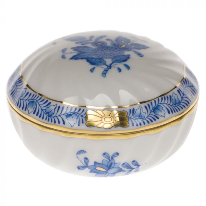 Chinese Bouquet Blue - Ring Box - Herend - Gaines Jewelers