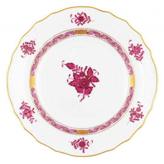 Chinese Bouquet Raspberry Salad Plate - Herend - Gaines Jewelers