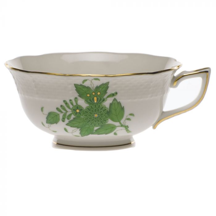 Chinese Bouquet - Tea Cup - Green - Herend - Gaines Jewelers