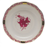 Chinese Bouquet - Tea Saucer - Raspberry - Herend - Gaines Jewelers