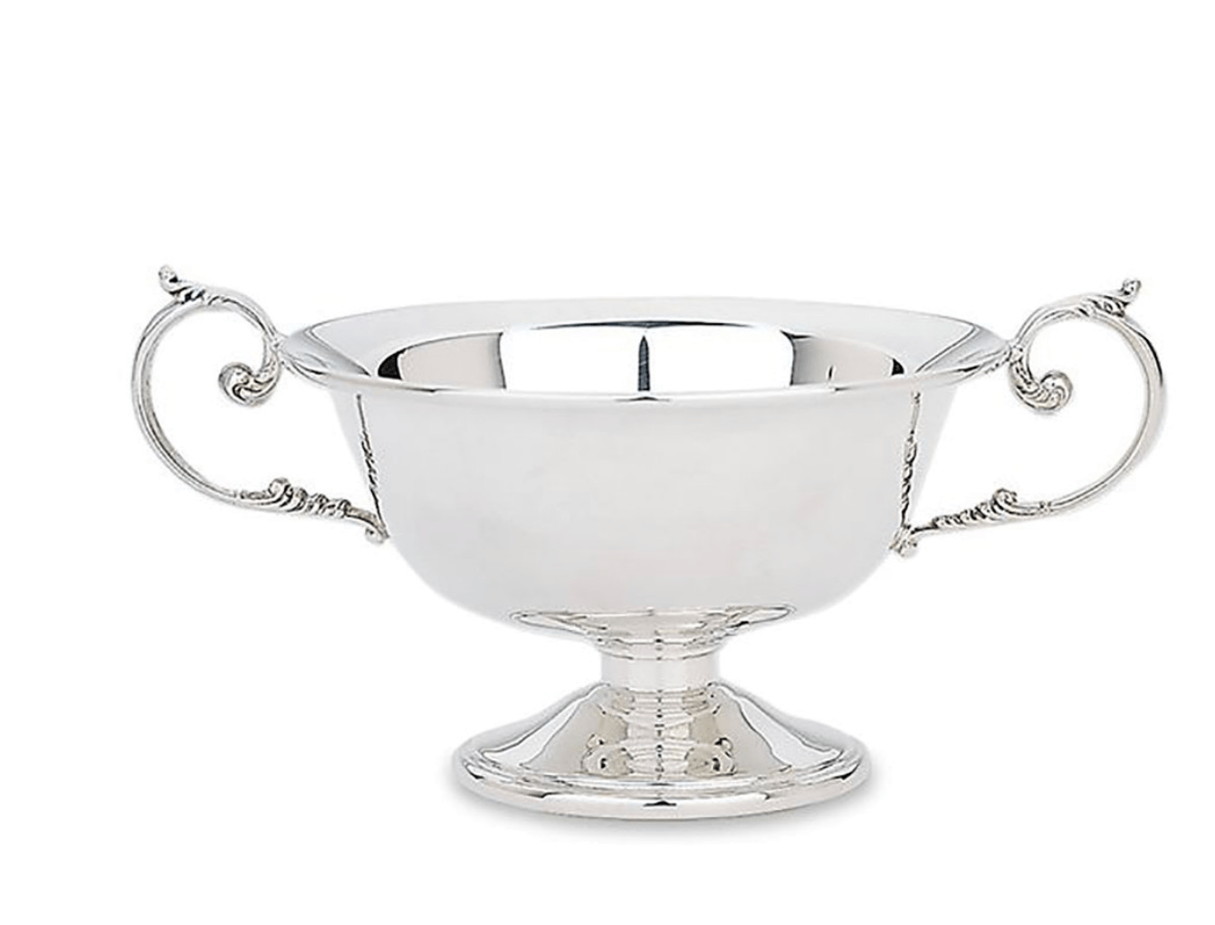 Christening Cup Double Handled Footed Silver Plate - Gaines Jewelers