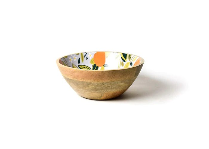 Citrus Mango Wood Footed Bowl - Gaines Jewelers