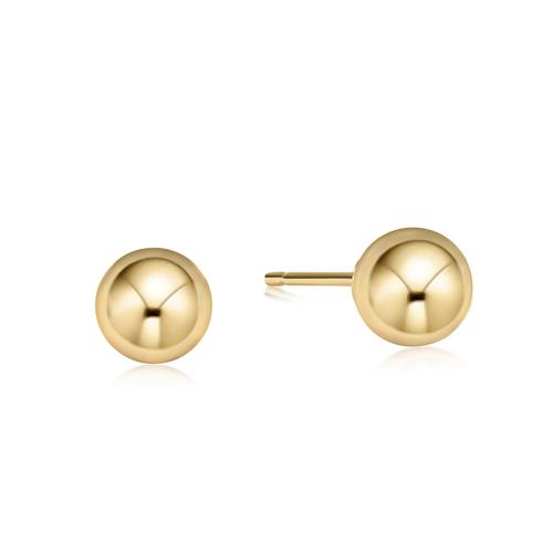 Classic Gold Ball Stud - Gaines Jewelers