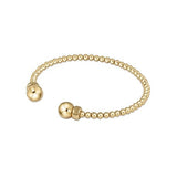 Classic Gold Bead Cuff - Gaines Jewelers