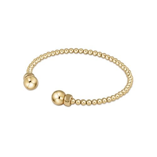 Classic Gold Bead Cuff - Gaines Jewelers