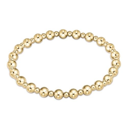 Classic Grateful Gold Bead Bracelet - Gaines Jewelers