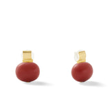 Classic Large Pebble Posts: White - CC & Co by Catherine Canino - Gaines Jewelers
