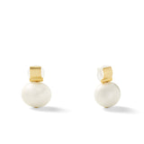Classic Large Pebble Posts: White - CC & Co by Catherine Canino - Gaines Jewelers