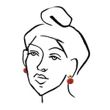 Classic Large Pebble Posts: White - CC & Co by Catherine Canino - Gaines Jewelers