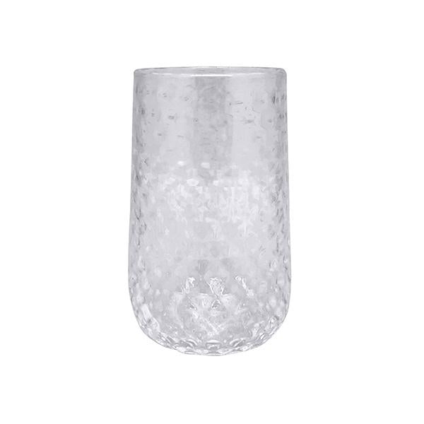 Clear Pineapple Texture Iced Tea Glass - Gaines Jewelers
