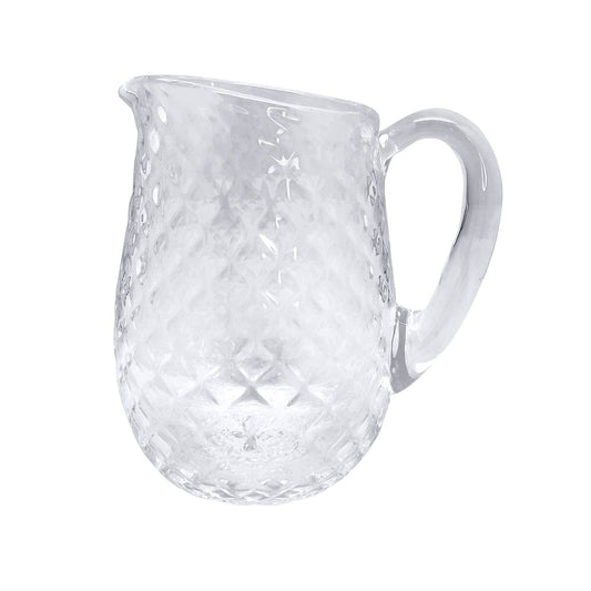 Clear Pineapple Textured Pitcher - Gaines Jewelers
