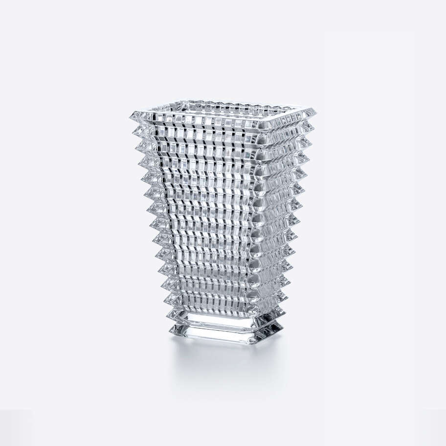 Clear Small Rectangle Eye Vase - Gaines Jewelers