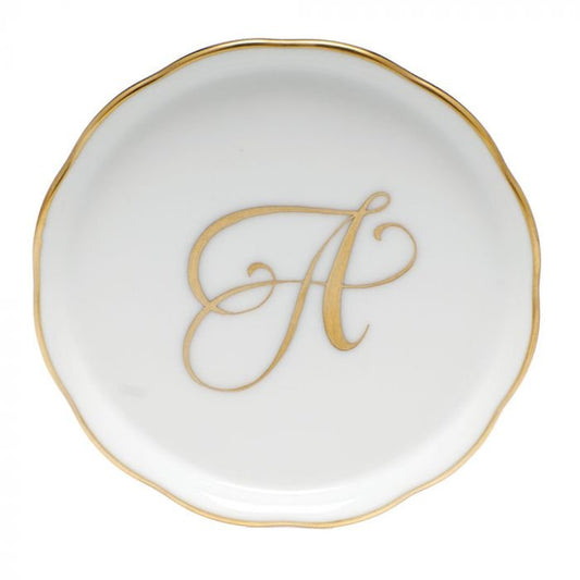 COASTER WITH MONOGRAM - A - Gaines Jewelers