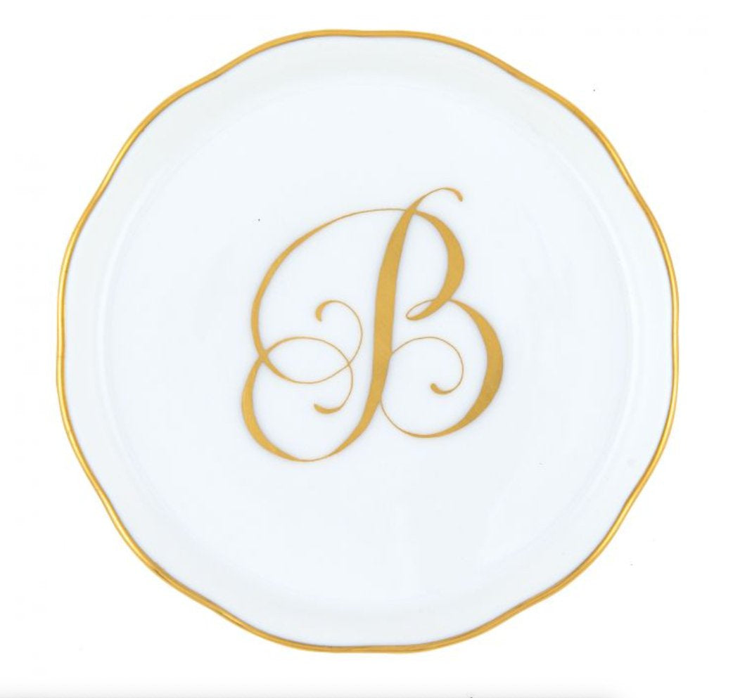 COASTER WITH MONOGRAM- B - Gaines Jewelers
