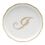 COASTER WITH MONOGRAM - J - Gaines Jewelers
