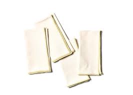 Color Block Ecru Napkin, Set of 4 - Gaines Jewelers