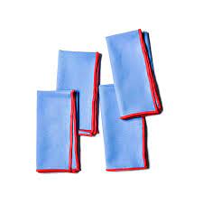 Color Block French Blue and Red Napkin, Set of 4 - Gaines Jewelers