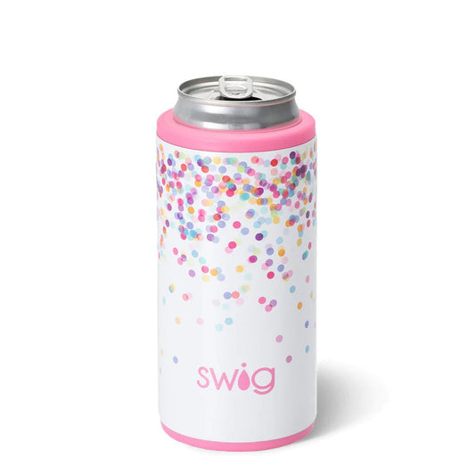 Confetti Skinny Can Cooler 12oz - Gaines Jewelers