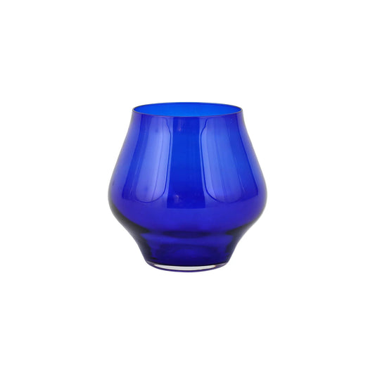 Contessa Cobalt Stemless Wine Glass - Gaines Jewelers