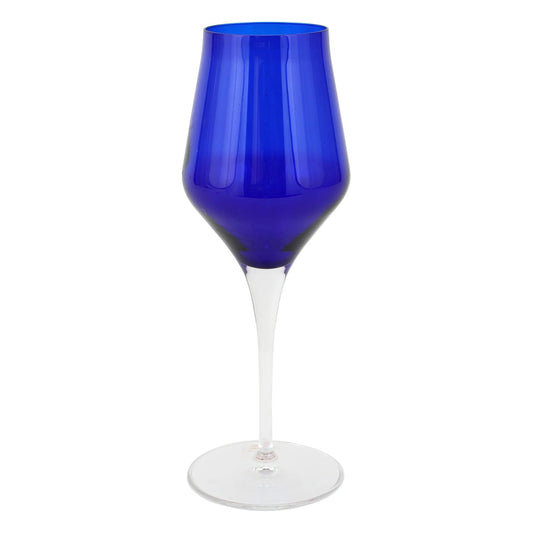 Contessa Cobalt Wine Glass - Gaines Jewelers