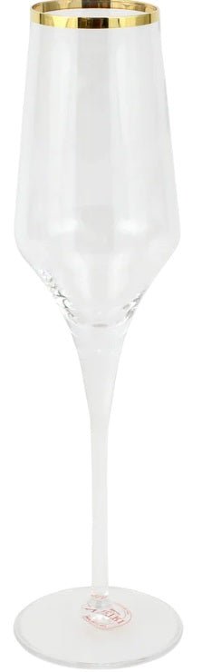 Contessa Gold Champagne Glass - Gaines Jewelers