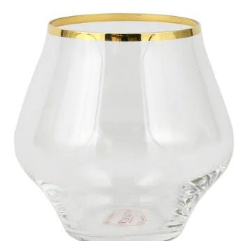 Contessa Gold Stemless Wine Glass - Gaines Jewelers