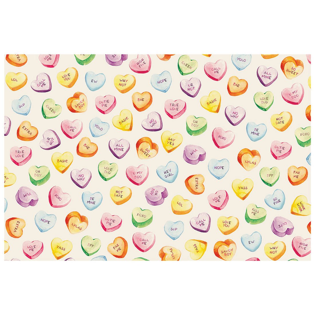 Conversation Hearts Placemat - Gaines Jewelers