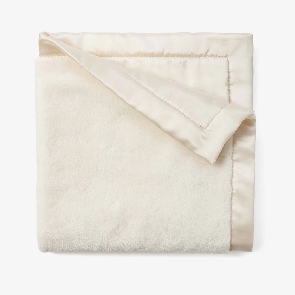 Coral Fleece Baby Blanket-Cream - Gaines Jewelers